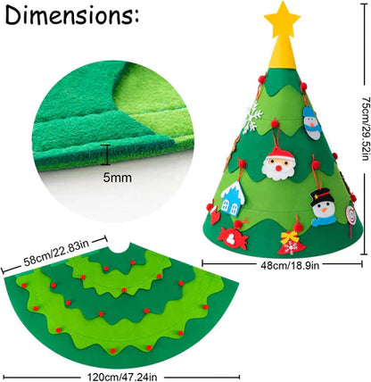 Arbre de Noël en Feutre