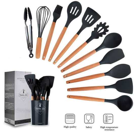 Kit de 12 ustensiles de cuisine (Seulement 2€/pièce)