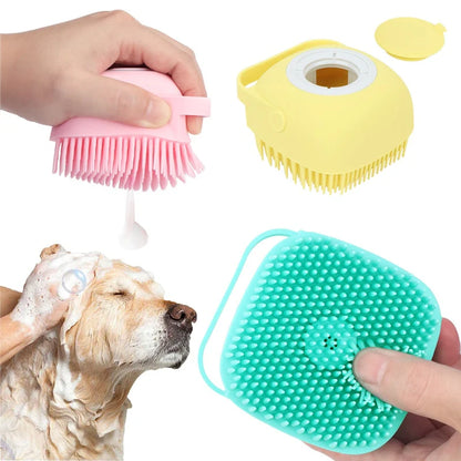 Brosse à shampooing pour animaux