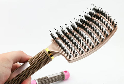 Brosse à cheveux sensorielle anti-nœuds