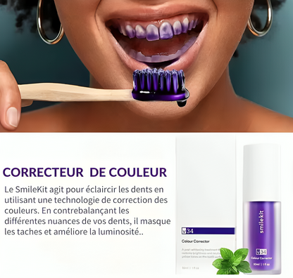 Dentifrice Violet SmileKit Blanchissant