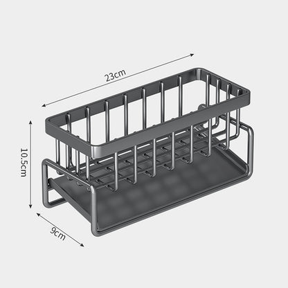 Support d'évier de cuisine pratique en acier inoxydable